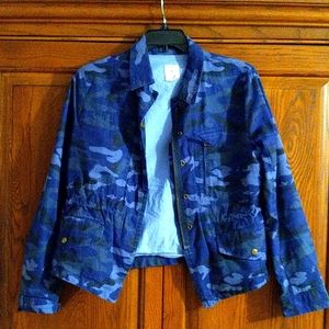 Blue camo Gap jacket